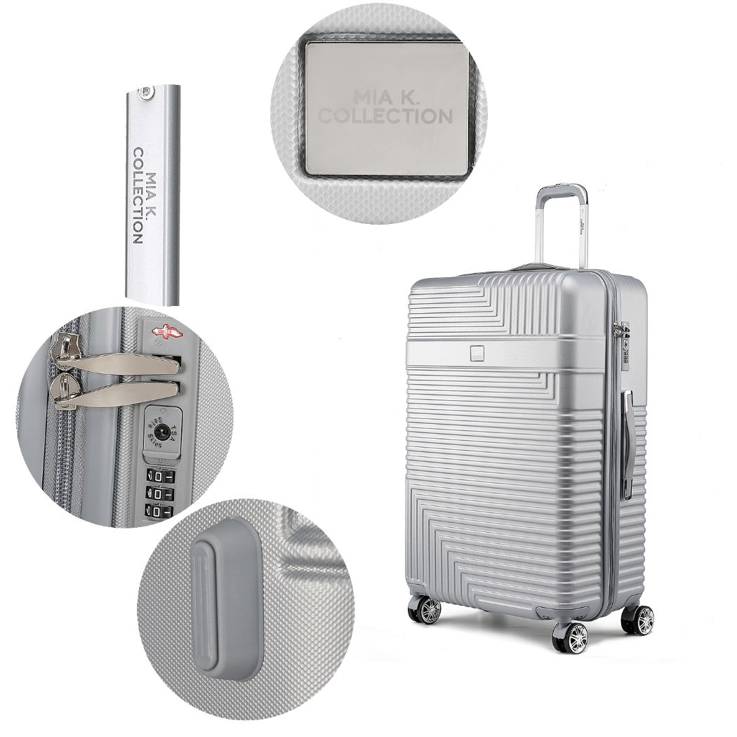 Mykonos Luggage Set- Large Check-in, Medium Check-in, Carry-on, and
